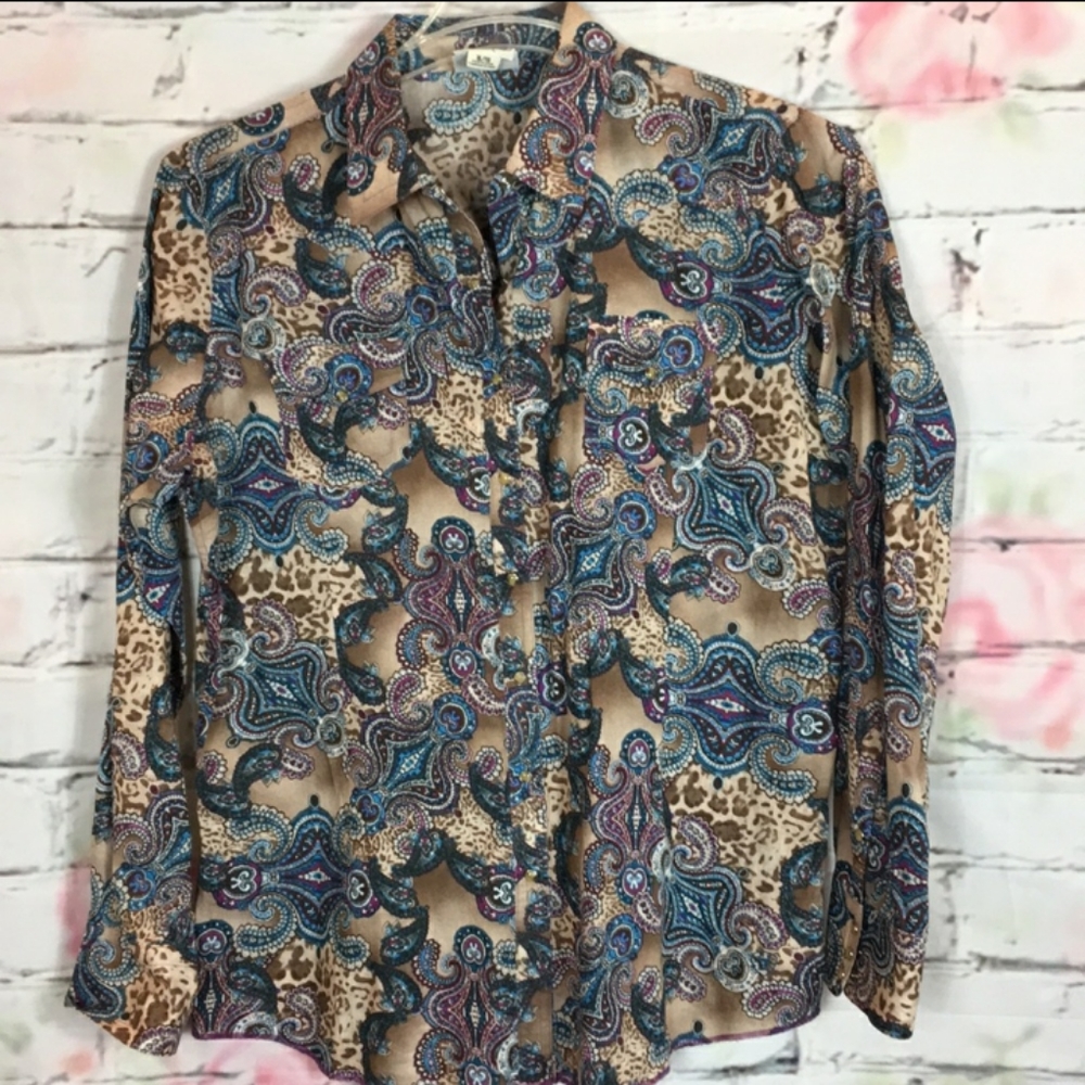 Ariat button down western shirt size XL